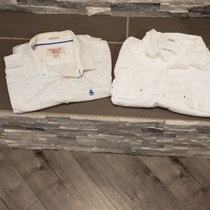 Penguin and Calvin Klein long sleeve dress shirts